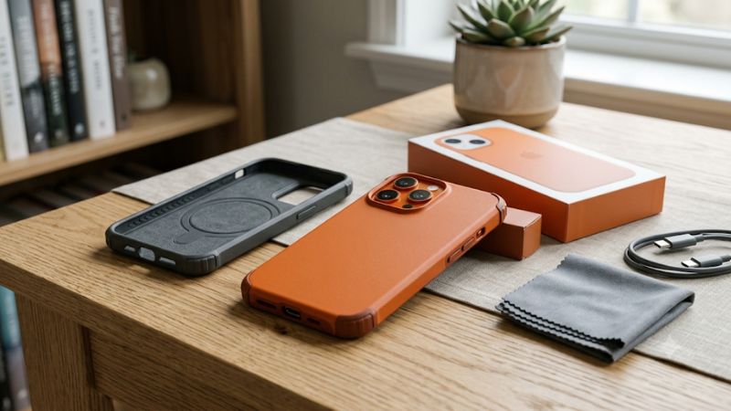 Best case for orange iphone 17 pro max