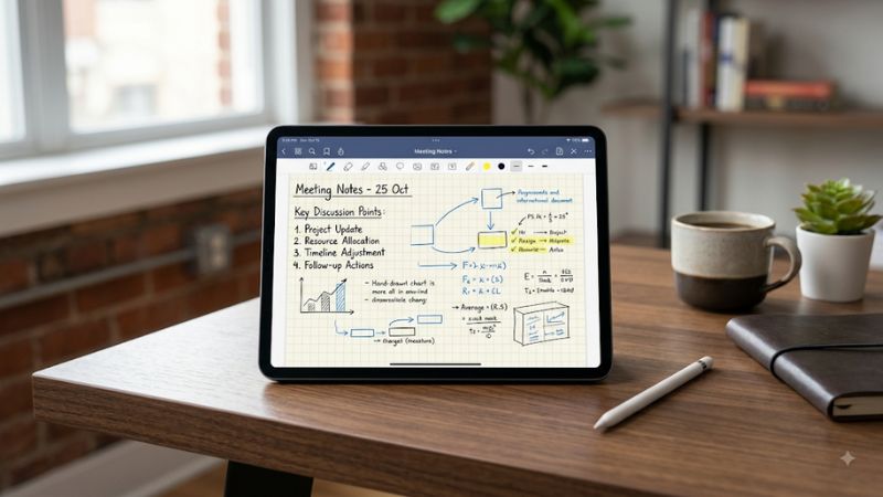 Best note taking app ipad apple pencil